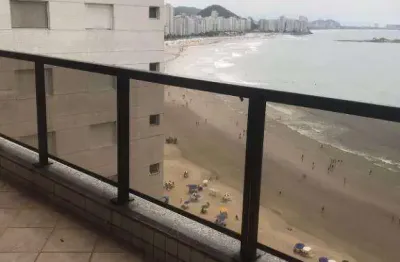 Apartamento com 3 dormitórios à venda, 171 m² por r$ 1.800.000,00 - praia das asturias frente mar - guarujá/sp