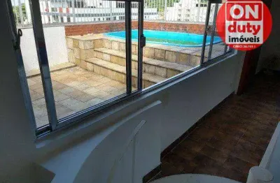 Cobertura com 4 dormitórios à venda, 160 m² por r$ 585.000,00 - parque enseada - guarujá/sp