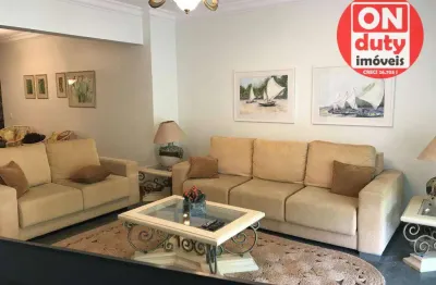 Apartamento com 3 dormitórios à venda, 186 m² por r$ 1.400.000,00 - barra funda - guarujá/sp