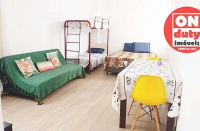 Apartamento com 1 quarto à venda na Rua Jorge Tibiriçá, Gonzaga, Santos