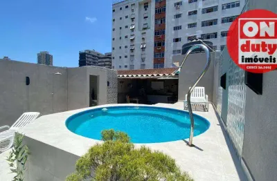 Sobrado com 3 dormitórios à venda, 200 m² por r$ 1.500.000,00 - boqueirão - santos/sp
