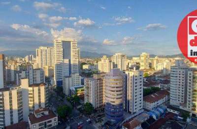 Sala comercial com 1 sala para alugar na Avenida Conselheiro Nébias, Boqueirão, Santos