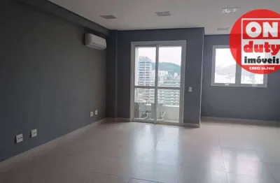 Sala para alugar, 42 m² por r$ 3.600,00/mês - vila matias - santos/sp