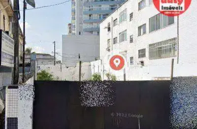 Terreno para alugar, 300 m² por r$ 9.108,00/mês - vila matias - santos/sp