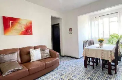 Apartamento com 2 dormitórios à venda, 80 m² por r$ 380.000,00 - aparecida - santos/sp