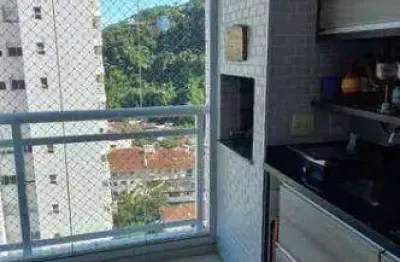 Apartamento com 3 dormitórios à venda, 132 m² por r$ 1.270.000,00 - marapé - santos/sp