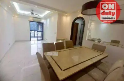 Apartamento com 3 dormitórios à venda, 97 m² por r$ 750.000,00 - itararé - são vicente/sp
