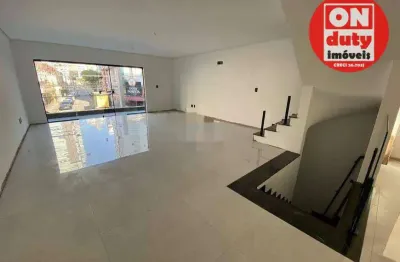 Casa  à venda, 280 m² por r$ 2.175.000 - embaré - santos/sp