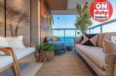 Apartamento com 2 dormitórios à venda, 134 m² por r$ 2.950.000,00 - gonzaga - santos/sp
