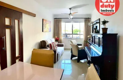Apartamento com 2 dormitórios à venda, 110 m² por r$ 630.000,00 - embaré - santos/sp