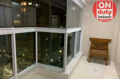 Residencial  com 1 dormitório para alugar, 60 m² por r$ 5.300/mês - gonzaga - santos/sp