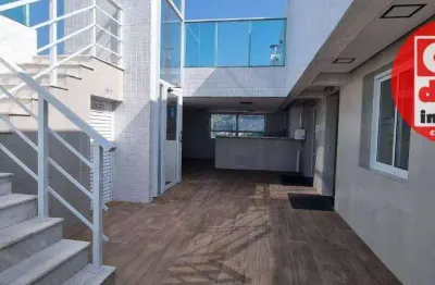 Apartamento com 2 dormitórios à venda, 55 m² por r$ 500.000,00 - marapé - santos/sp