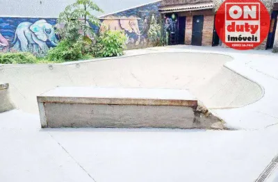 Casa comercial locação, 600 m² por r$ 18.000/mês - boqueirão - santos/sp