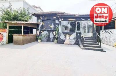 Casa comercial locação, 600 m² por r$ 18.000/mês - boqueirão - santos/sp