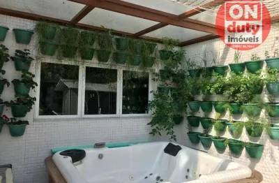 Apartamento garden com 4 dormitórios à venda, 300 m² por r$ 3.200.000,00 - aparecida - santos/sp
