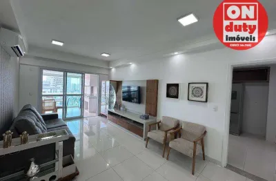 Apartamento com 3 suítes para alugar, 151 m² por r$ 15.000/mês - aparecida - santos/sp