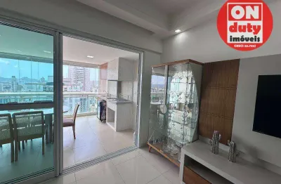 Apartamento com 3 suítes para alugar, 151 m² por r$ 15.000/mês - aparecida - santos/sp