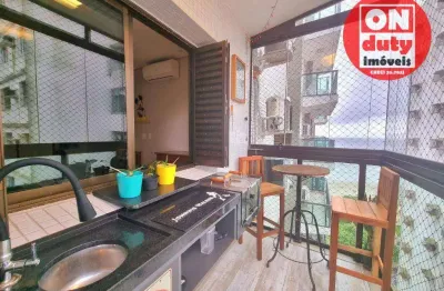 Apartamento  à venda, 148 m² por r$ 1.800.000 - boqueirão - santos/sp