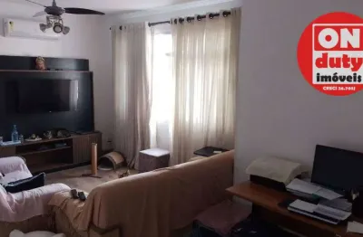 Apartamento com 2 dormitórios à venda, 95 m² por r$ 520.000,00 - embaré - santos/sp