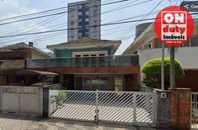 Excelente casa com 4 dormitórios à venda, 248 m² por r$ 8.800 - ponta da praia - santos/sp
