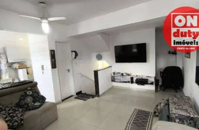 Village com 2 dormitórios à venda, 105 m² por r$ 485.000,00 - estuário - santos/sp