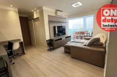Apartamento com 3 quartos para alugar, 88 m² por r$ 6.997/mês - campo grande - santos/sp