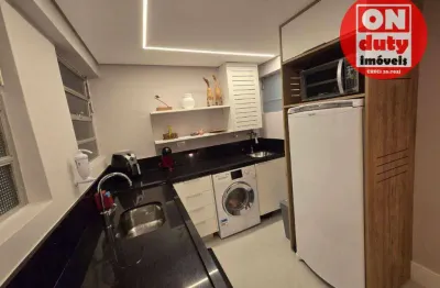 Apartamento com 1 dormitório à venda, 48 m² por r$ 599.000,00 - boqueirão - santos/sp
