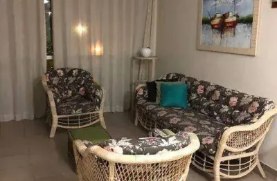 Apartamento com 3 dormitórios à venda, 116 m² por r$ 580.000 - balneário cidade atlântica - guarujá/sp