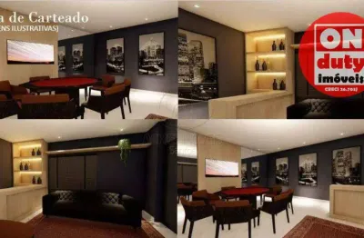 Espetacular cobertura. uma quadra  da praia com 3 suítes à venda, 160 m² por r$ 2.800.000 - josé menino - santos/sp