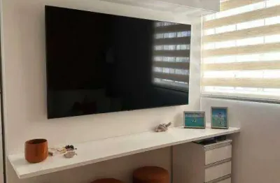 Apartamento com 1 dormitório à venda, 47 m² por r$ 410.000,00 - ponta da praia - santos/sp
