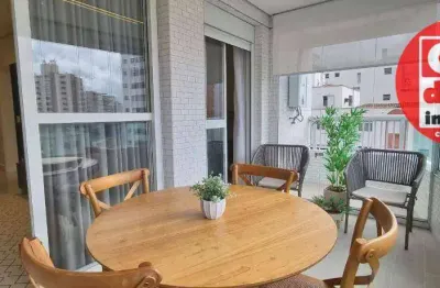 Apartamento com 2 dormitórios à venda, 84 m² por r$ 1.367.300,00 - ponta da praia - santos/sp