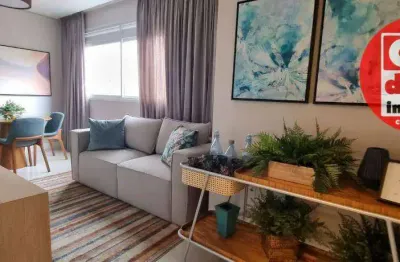 Apartamento com 1 dormitório à venda, 44 m² por r$ 640.000,00 - ponta da praia - santos/sp