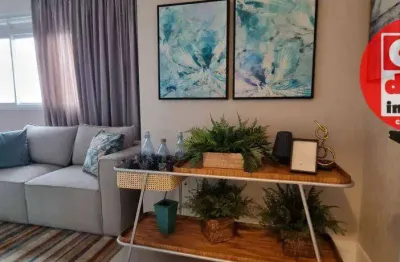 Apartamento com 1 dormitório à venda, 44 m² por r$ 640.000,00 - ponta da praia - santos/sp