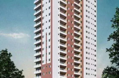 Credlar sebastian bach apartamento com 2 dormitórios  sendo  1 suíte à venda, 59 m² a partir r$ 508.500 - centro - são vicente/sp