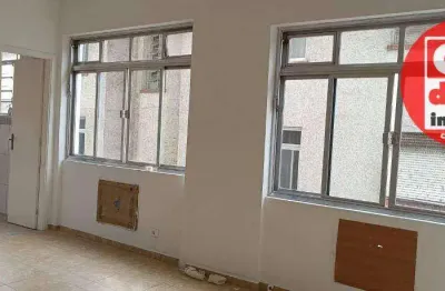 Sala para alugar, 43 m² por r$ 1.900,00/mês - boqueirão - santos/sp