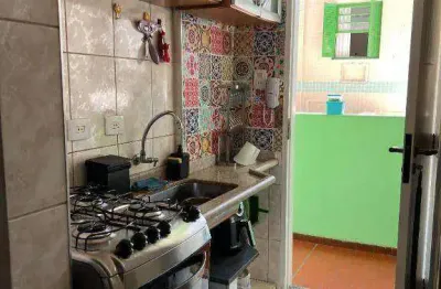 Kitnet com 1 dormitório à venda, 35 m² por r$ 300.000,00 - ponta da praia - santos/sp