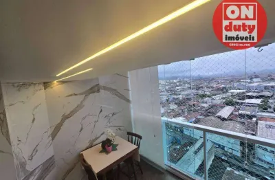 Apartamento com 2 dormitórios à venda, 59 m² por r$ 550.000,00 - vila matias - santos/sp