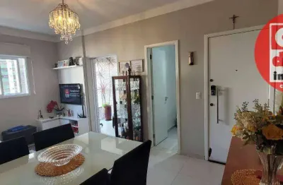 Apartamento com 2 dormitórios à venda, 69 m² por r$ 950.000,00 - boqueirão - santos/sp