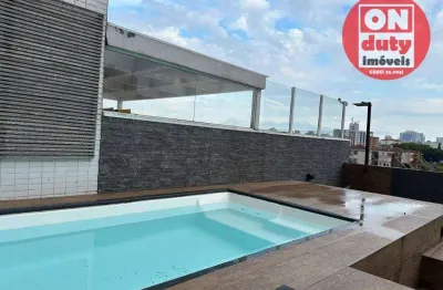 Apartamento garden com 2 dormitórios à venda, 163 m² por r$ 850.000,00 - estuário - santos/sp