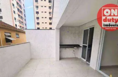 Lindo apartamento novo  garden com 2 quartos à venda, 79 m² por r$ 570.000 - marapé - santos/sp
