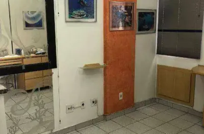 Sala mobiliada para alugar, 65 m² por r$ 2.500/mês - gonzaga - santos/sp