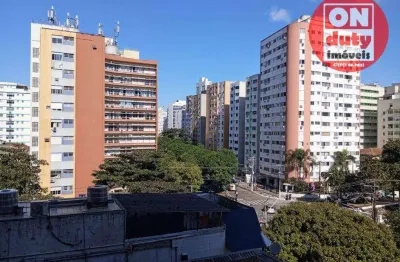 Apartamento com 3 quartos à venda, 131 m²  - aparecida - santos/sp