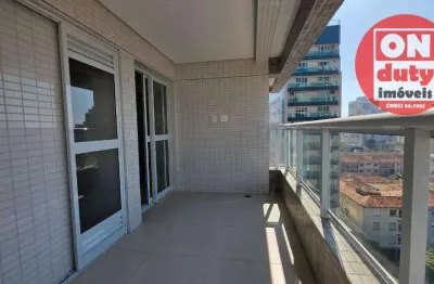 Apartamento com 1 dormitório à venda, 50 m² por r$ 720.000,00 - boqueirão - santos/sp
