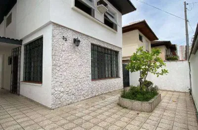 Oportunidade única no embaré sobrado com 3 dormitórios à venda, 212 m² por r$ 1.490.000 - embaré  santos.