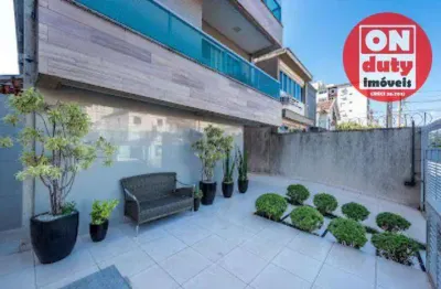Village com 3 quartos, 136 m² - venda por r$ 1.550.000 ou aluguel por r$ 5.500/mês - gonzaga - santos/sp
