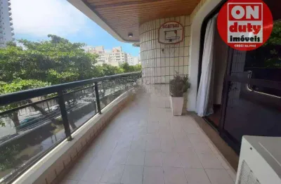 Apartamento com 3 quartos para alugar, 265 m² por r$ 8.200/mês - gonzaga - santos/sp
