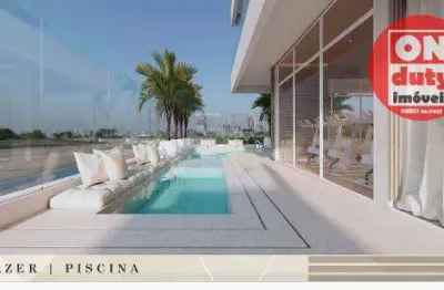 Cobertura  cinematográfica com 4 suítes à venda, 480 m² por r$ 11.500.000 - embaré - santos/sp