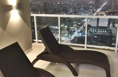 Cobertura  para alugar 100 m² - boqueirão - santos/sp