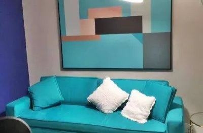 Cobertura  para alugar 100 m² - boqueirão - santos/sp