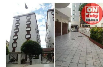 Apartamento com 2 dormitórios para alugar, 94 m² por r$ 3.985,00/mês - campo grande - santos/sp